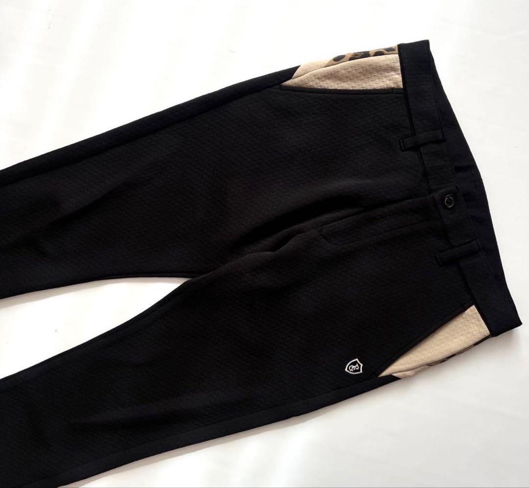 PEARLYGATES パーリーゲイツ　ヒョウ柄　イージーパンツ　L