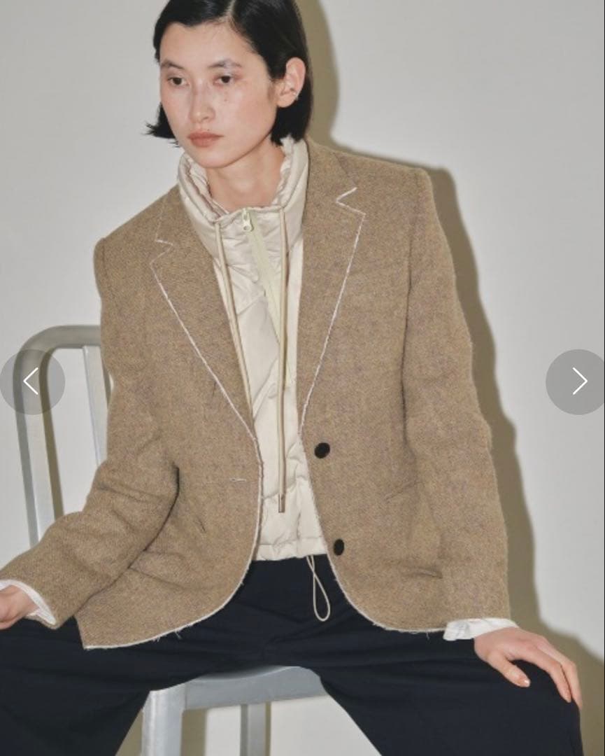 ジャケット・アウター todayful Cutoff Wool Jacket38