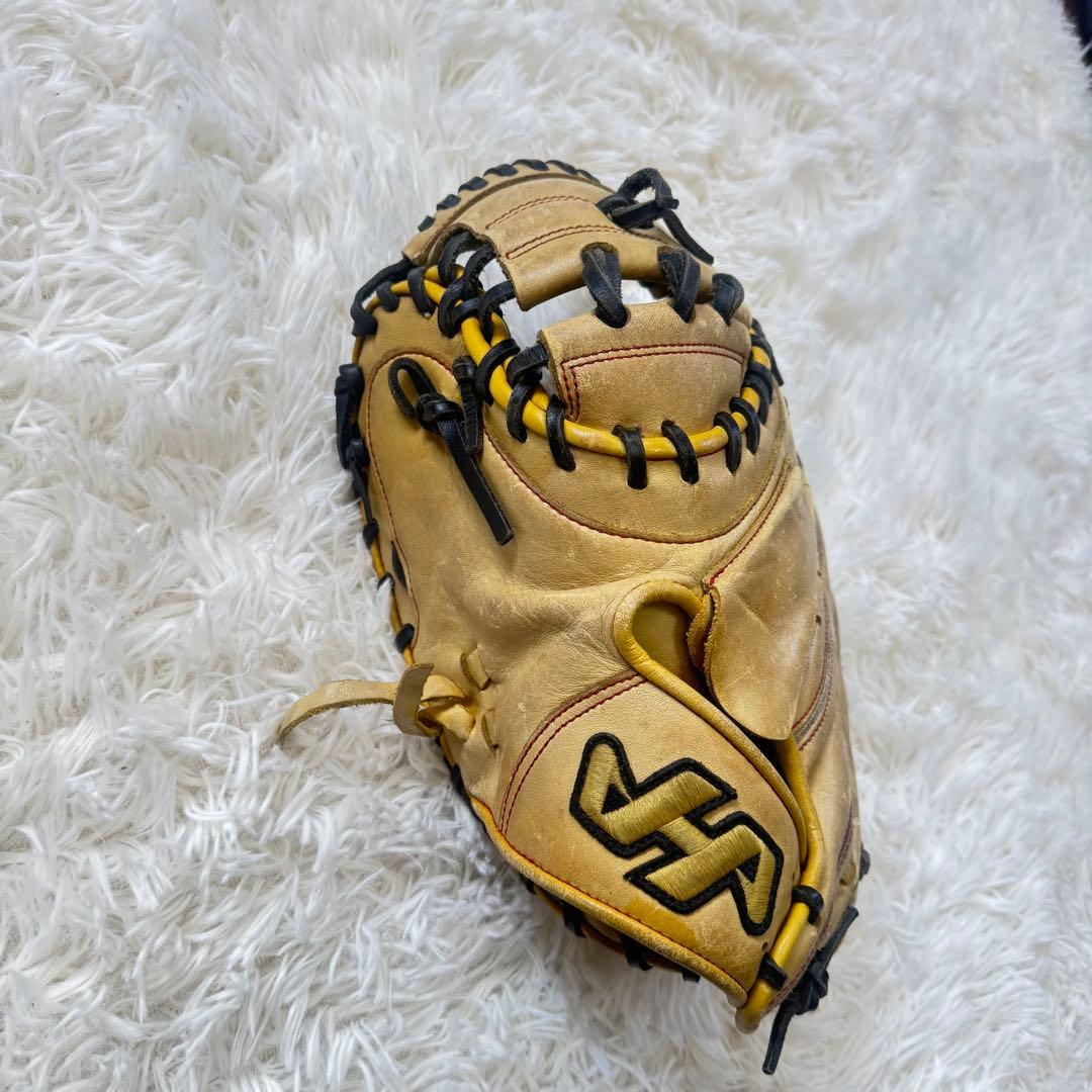 ハタケヤマ 一般 大人用 軟式 野球 グローブ キャッチャーミット 貴重な左投げ
