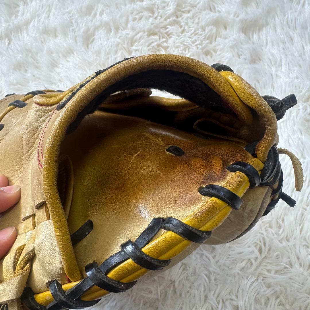 ハタケヤマ 一般 大人用 軟式 野球 グローブ キャッチャーミット 貴重な左投げ