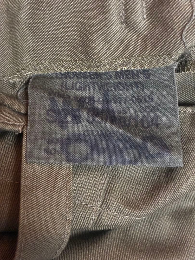 80S イギリス　BRITISH ARMY ベイカーパンツ　opti ほぼデッド