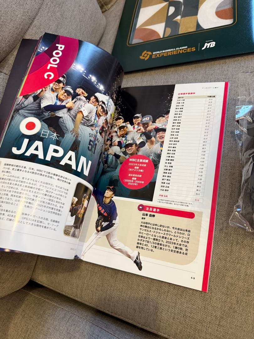 【新品】【超限定品】WBC 2026公式 60万円特別席お土産品 キーホルダー付