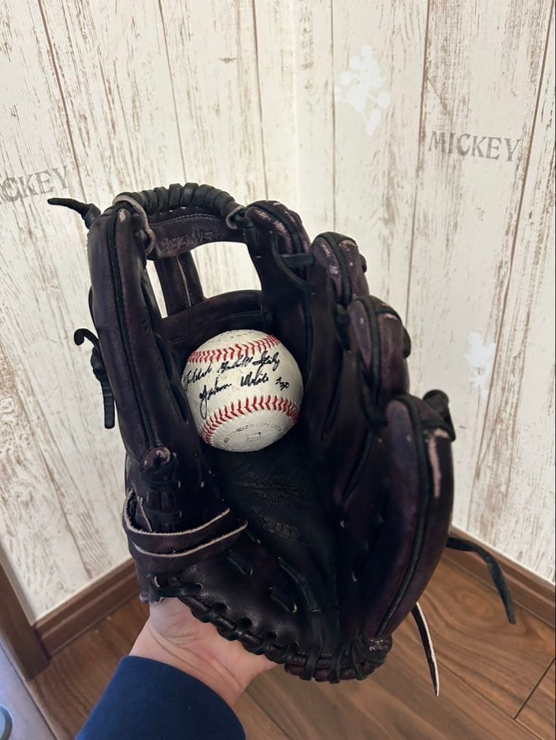 ミズノ　硬式内野手用グラブ