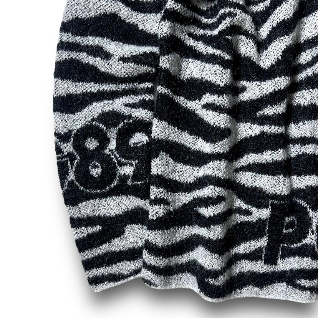 0 パーリーゲイツ 日本製 モヘヤ混 ハイネック 長袖 ニット セーター