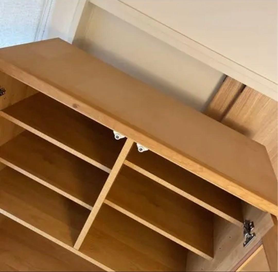 木製キッチン収納キャビネット　カントリー調　３月27日まで