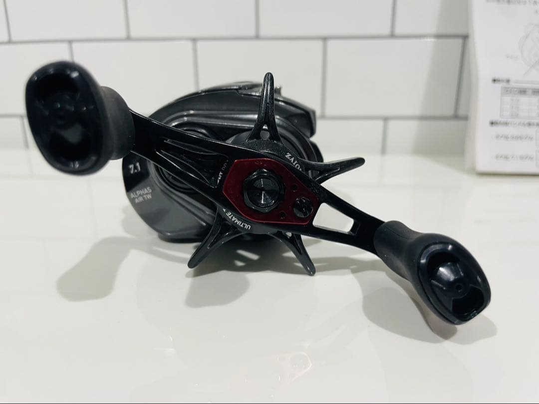 ベイトフィネス20アルファスAIR 7.1 ノブ付き　トラウトX NT48UL