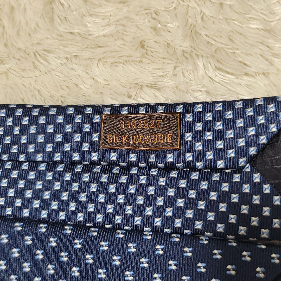 極美品✨HERMES エルメス ネクタイ Hメドール H柄 2023秋冬モデル