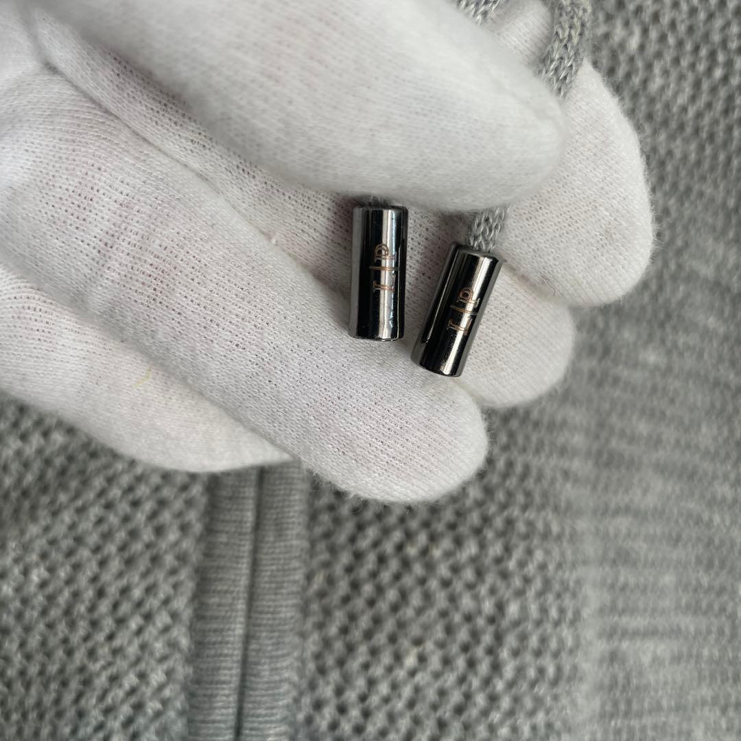 Loropiana/ロロピアーナ、ジレ、ベスト、ニット、ロング、フード付き、38