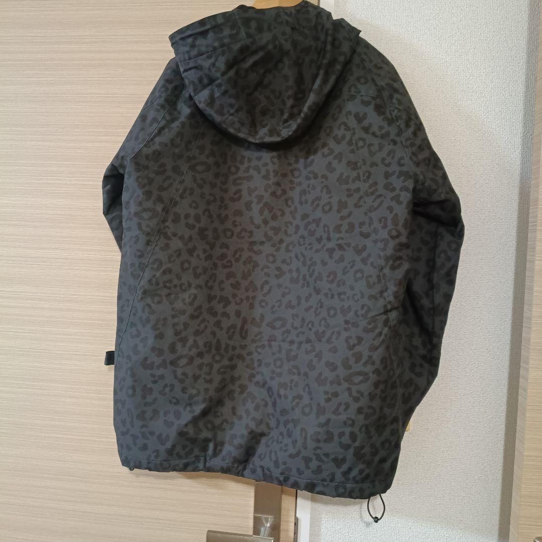 oc style レオパード柄 スノーボードウェア　黒　ジャケット