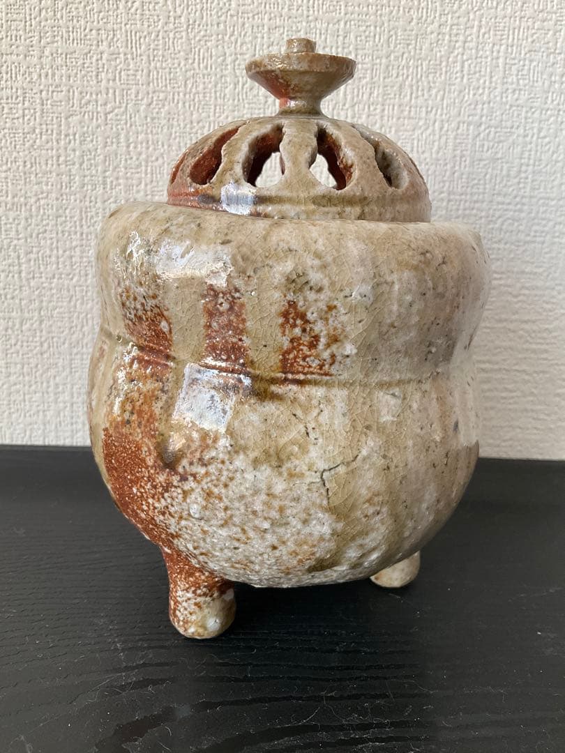 信楽焼　清右衛門窯　谷清右衛門号一苔　谷清右衛門　香炉