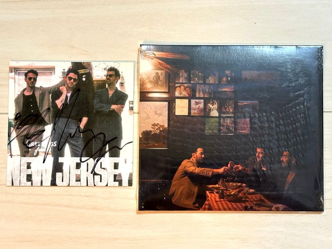 直筆サイン入り ジョナスブラザーズ CDアルバム ニュージャージー版