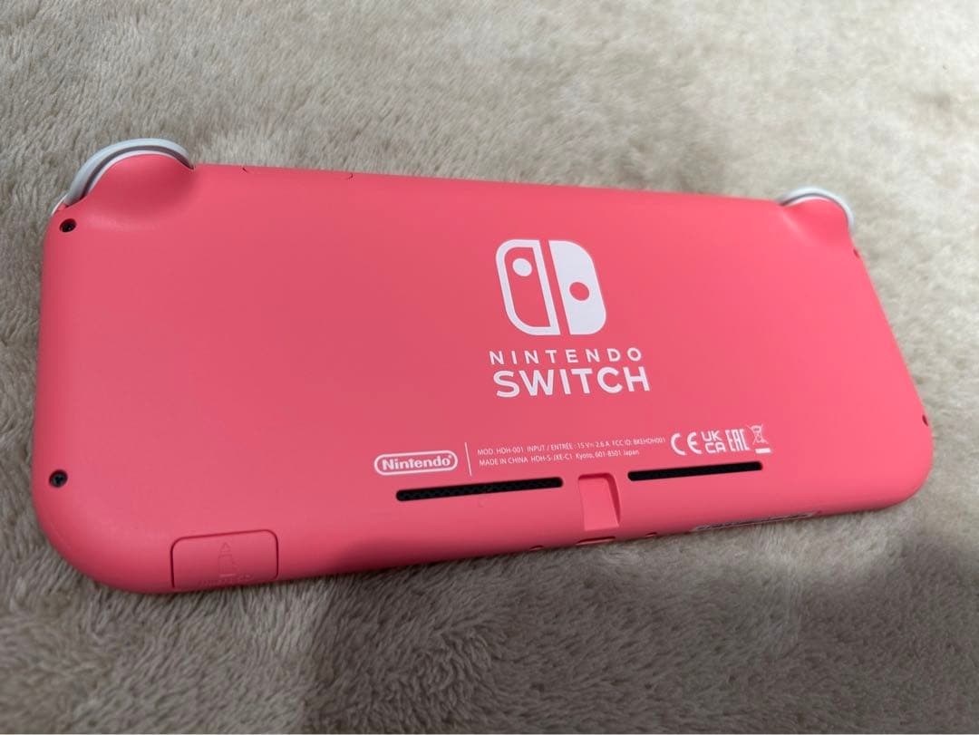 Nintendo Switch Lite コーラル　本体　ピンク　ケース付き