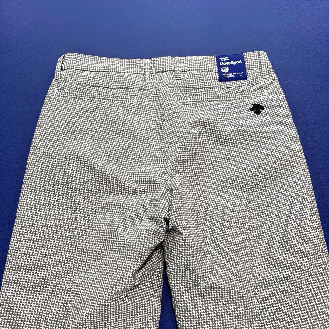 デサントゴルフ　中綿ロングパンツ　グレー　千鳥格子柄　L 82 表記　秋冬