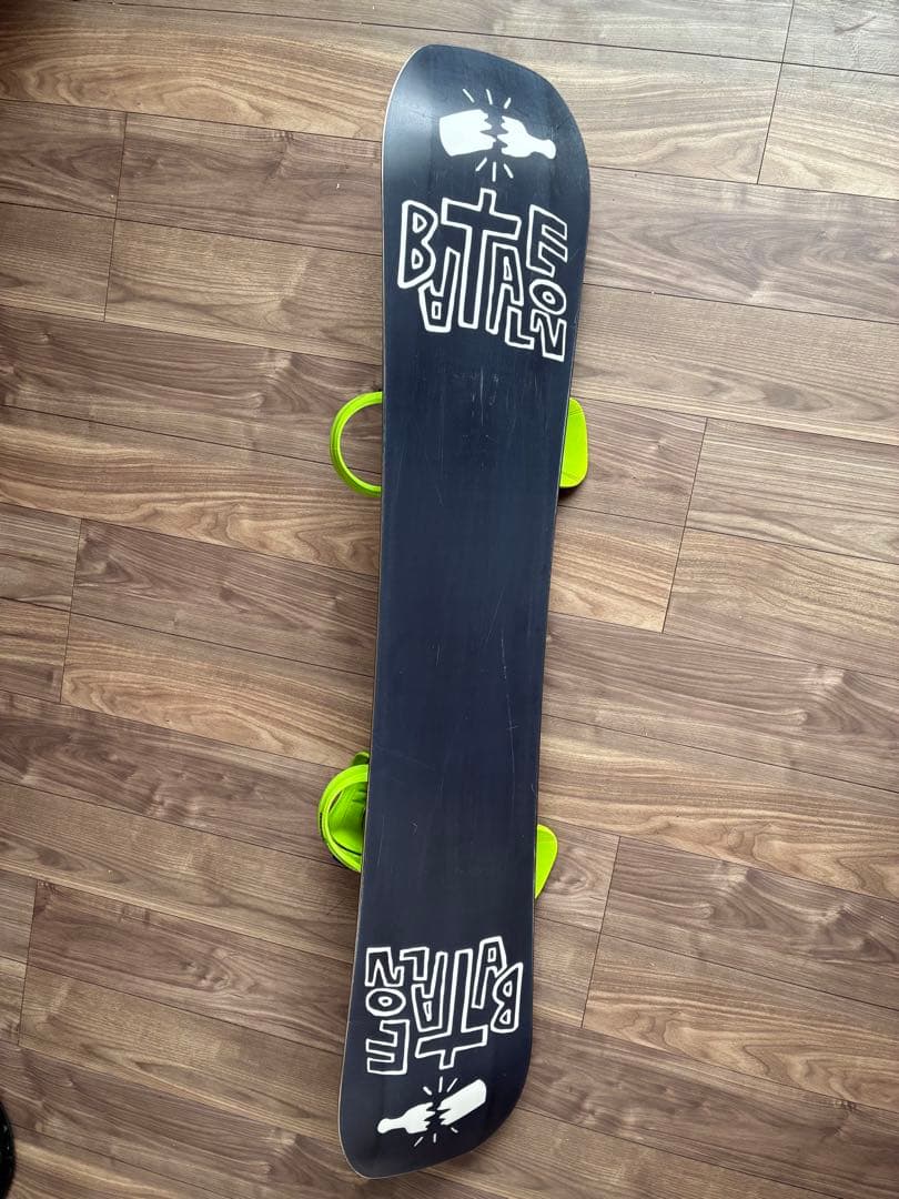 Burtonスノーボードセット(DISASTER153➕ビンディングM➕ケース)