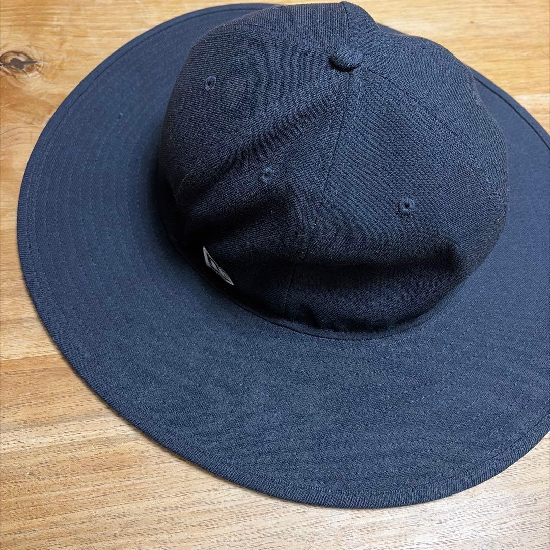 bu太郎　NEW ERA フィッテド ロングブリムハット ネイビー