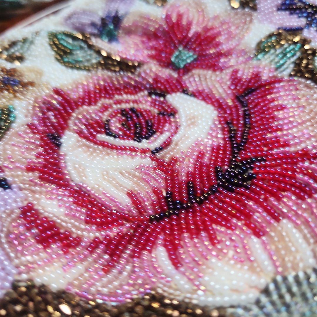 ヴィンテージ レトロ ビーズバッグ 和装小物 和装バッグ フォーマル