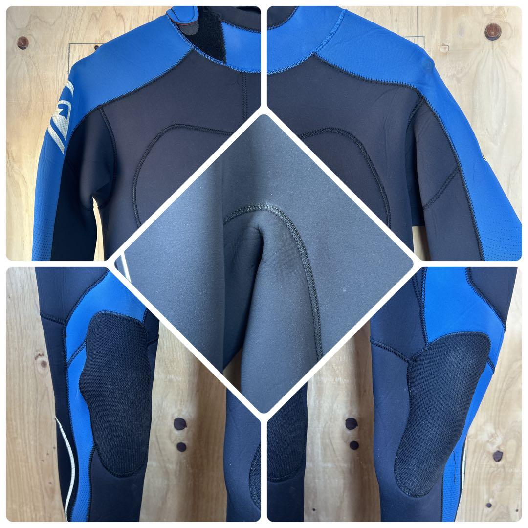 クイックシルバー　メンズウエットスーツ　ジャーフル　バックジップ　L