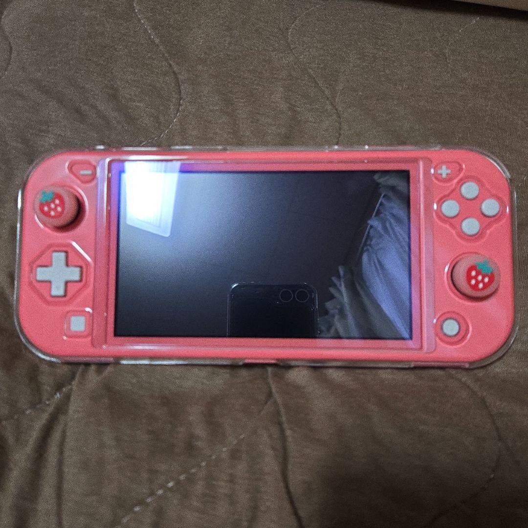 Nintendo Switch Lite 本体 ピンク クリアケース付き