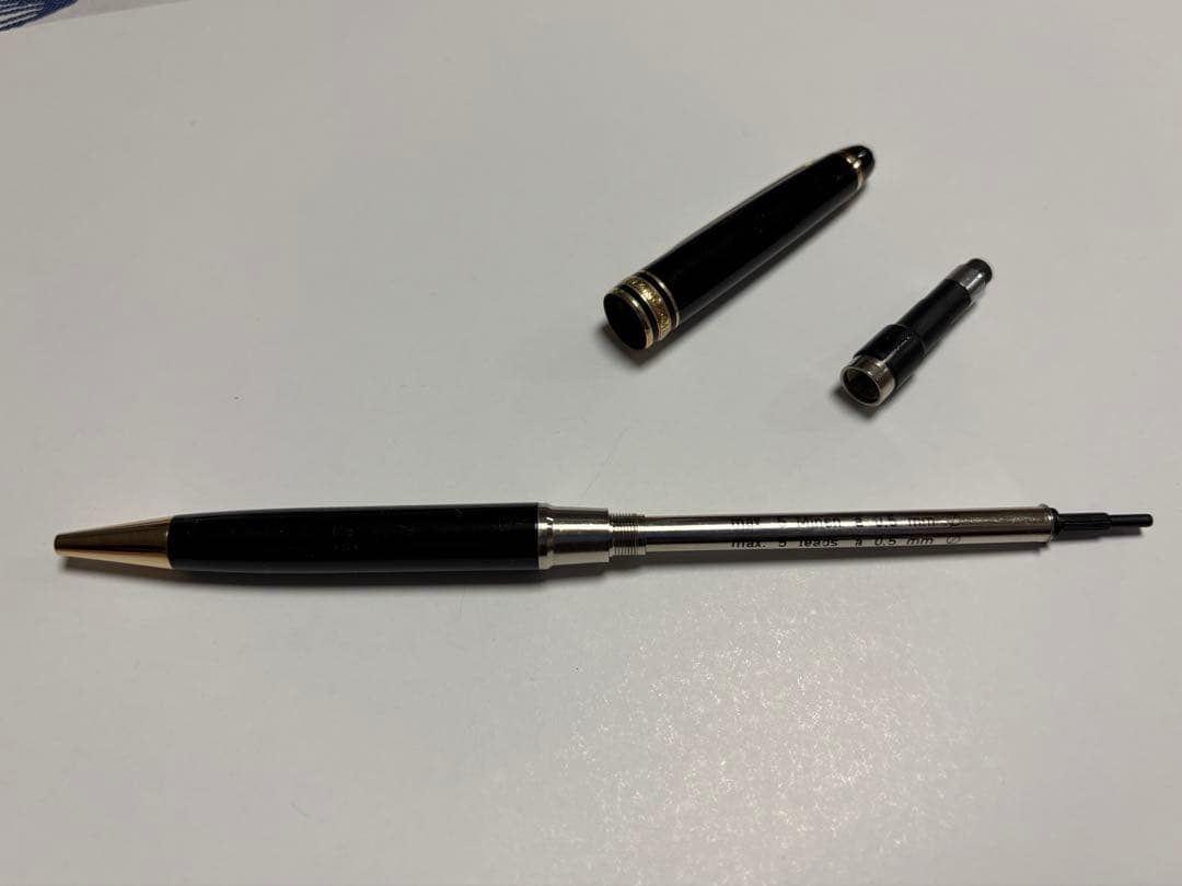 モンブラン マイスターシュテュック 165 ペンシル 0.5 ブラックゴールド