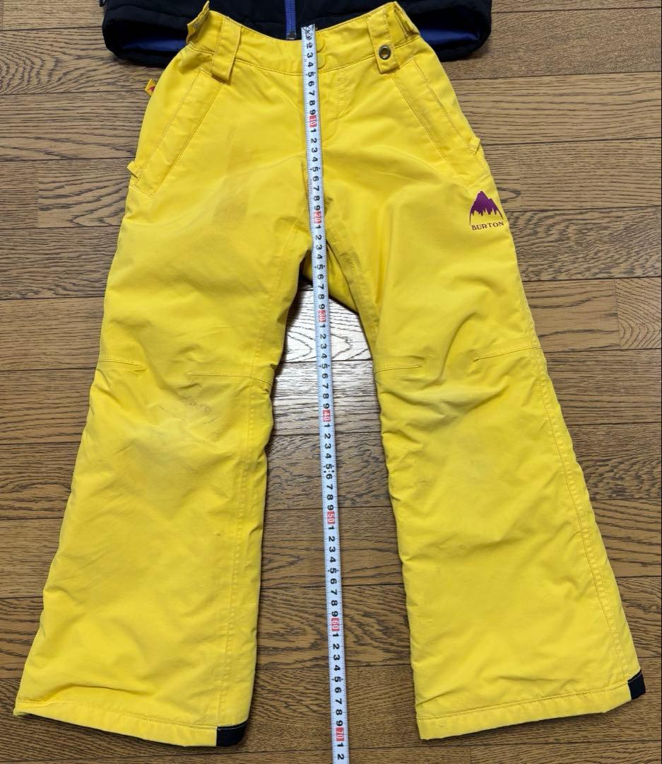 バートンBurtonキッズ スノーボードウェア 上下セット XS 110 120