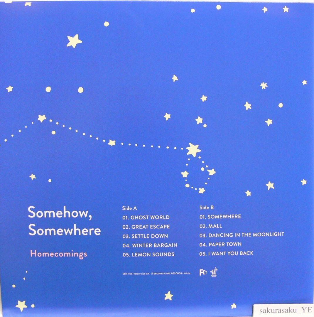 未使用品 レコード　comings　Somehow, Somewhere