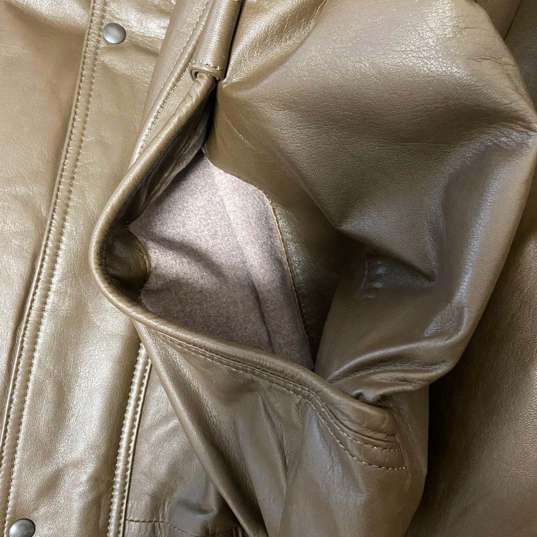 ジャケット・アウター 90s 00s archive short leather zip jacket