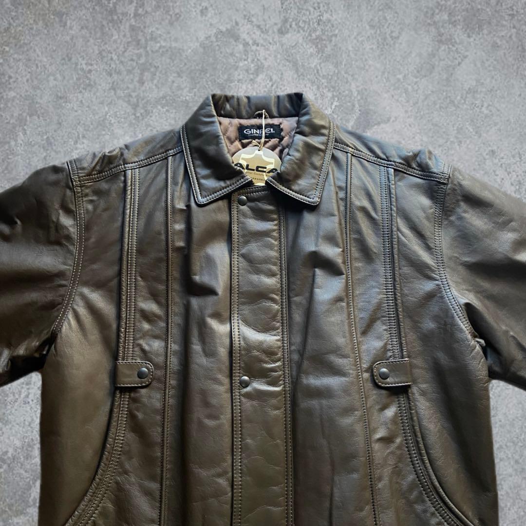 ジャケット・アウター 90s 00s archive short leather zip jacket