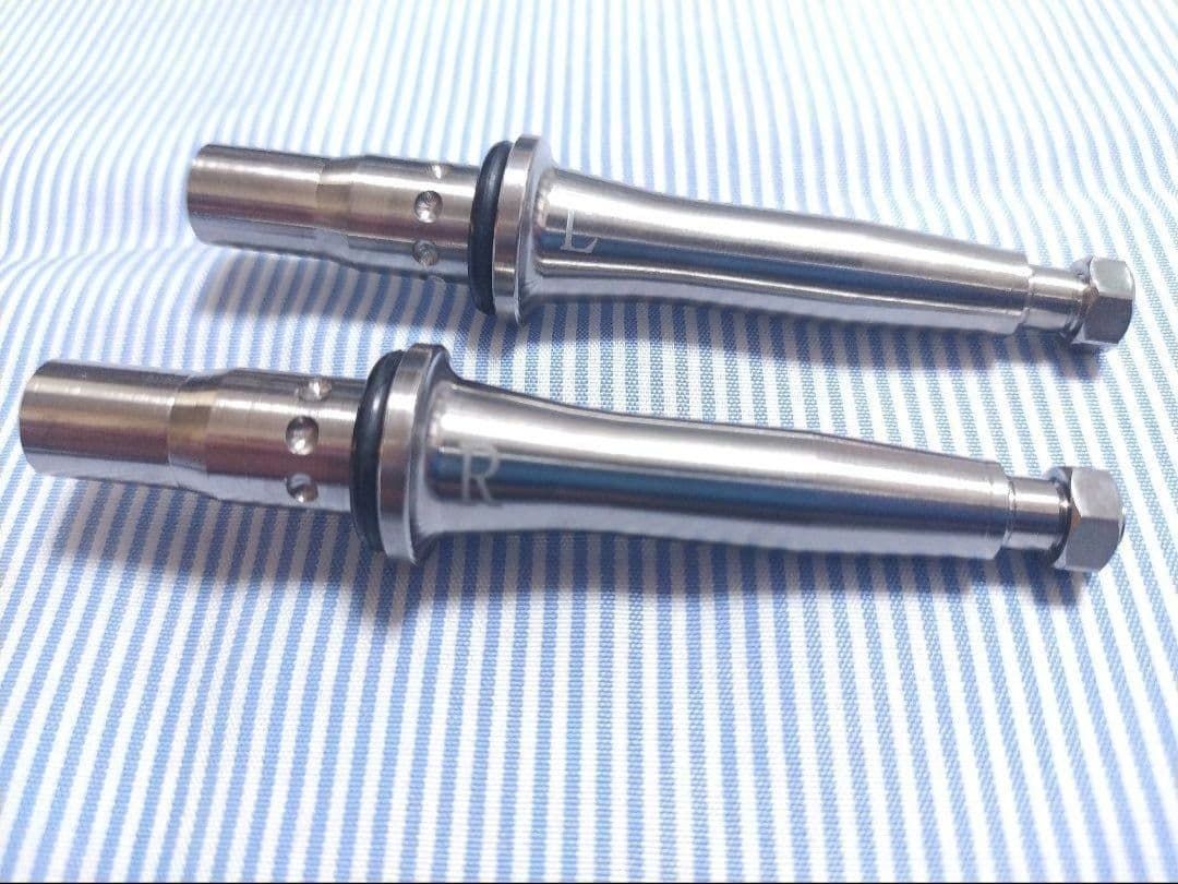 ☆新品☆Cos.Ti製 MKS Compact EZY用軽量チタン製ペダル軸