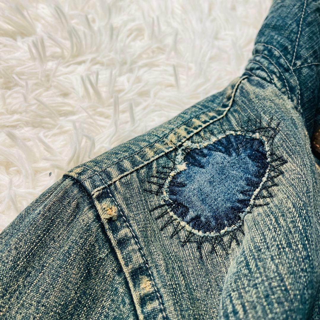 Johnbull repair denim jacket 裏ボア B-3 大戦M