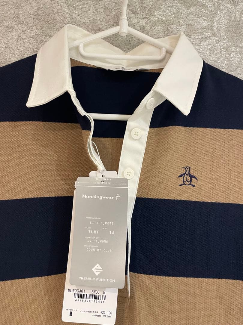 新品　Munsingwearワンピース　ポロシャツ　マンシングウェア　【M】