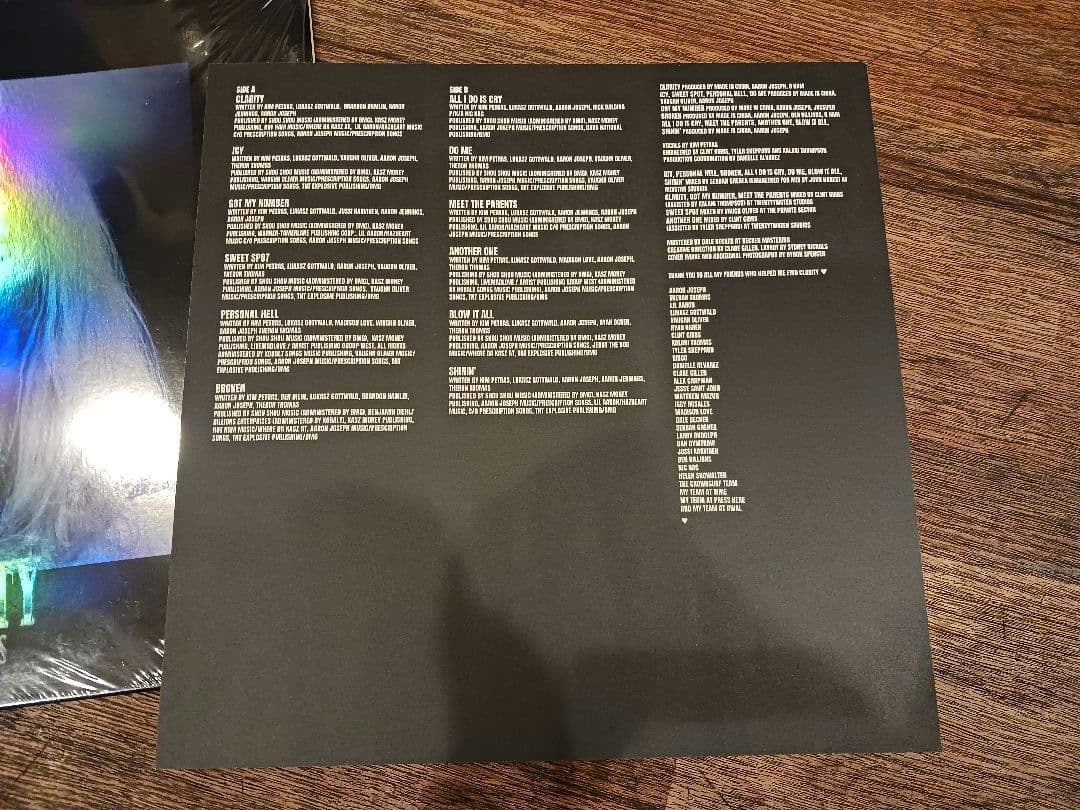 KIM PETRAS / CLARITY《レコード》1LP