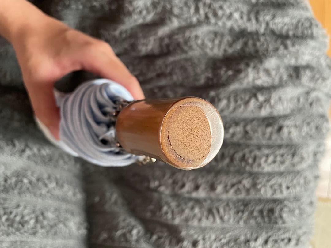 【美品】近沢レース　日傘　水色　chikazawa