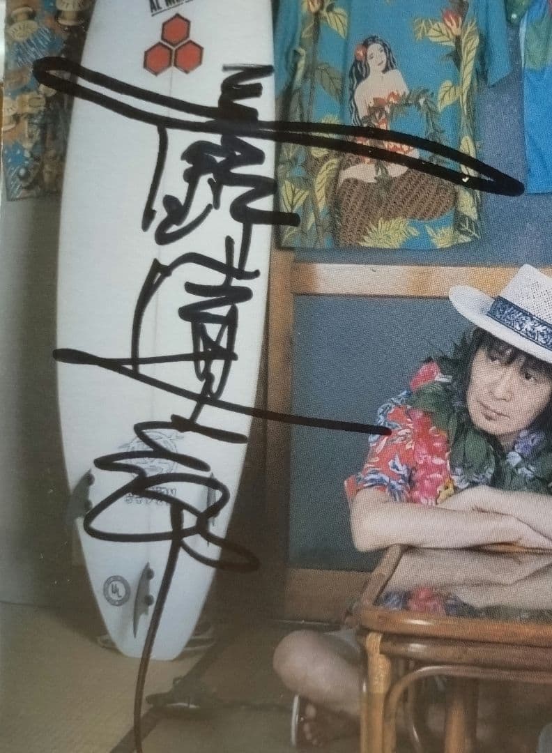 忌野清志郎(ラフィータフィー)　直筆サイン入り 　「夏の十字架」