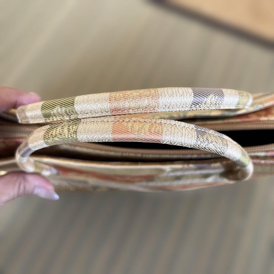 美品　名物裂の利休バッグ　懐紙二つお付けします