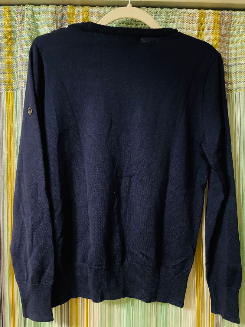 【新品・未使用】and per se ネイビー セーター M ゴルフウェアー