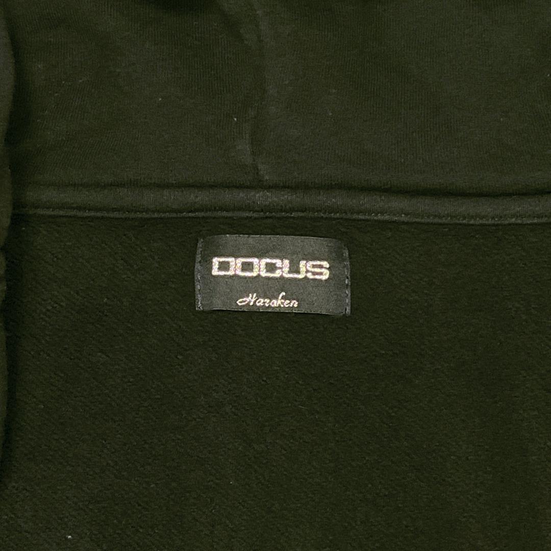 DOCUS DESIGN ジップアップ パーカー ワッペン ゴルフ