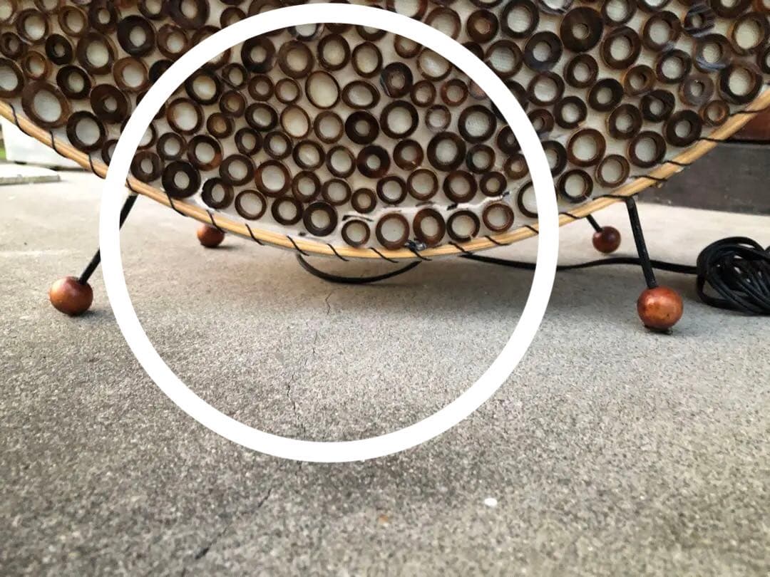 照明　竹細工　2灯式