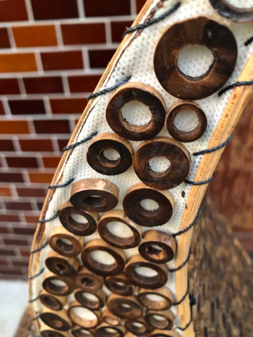 照明　竹細工　2灯式