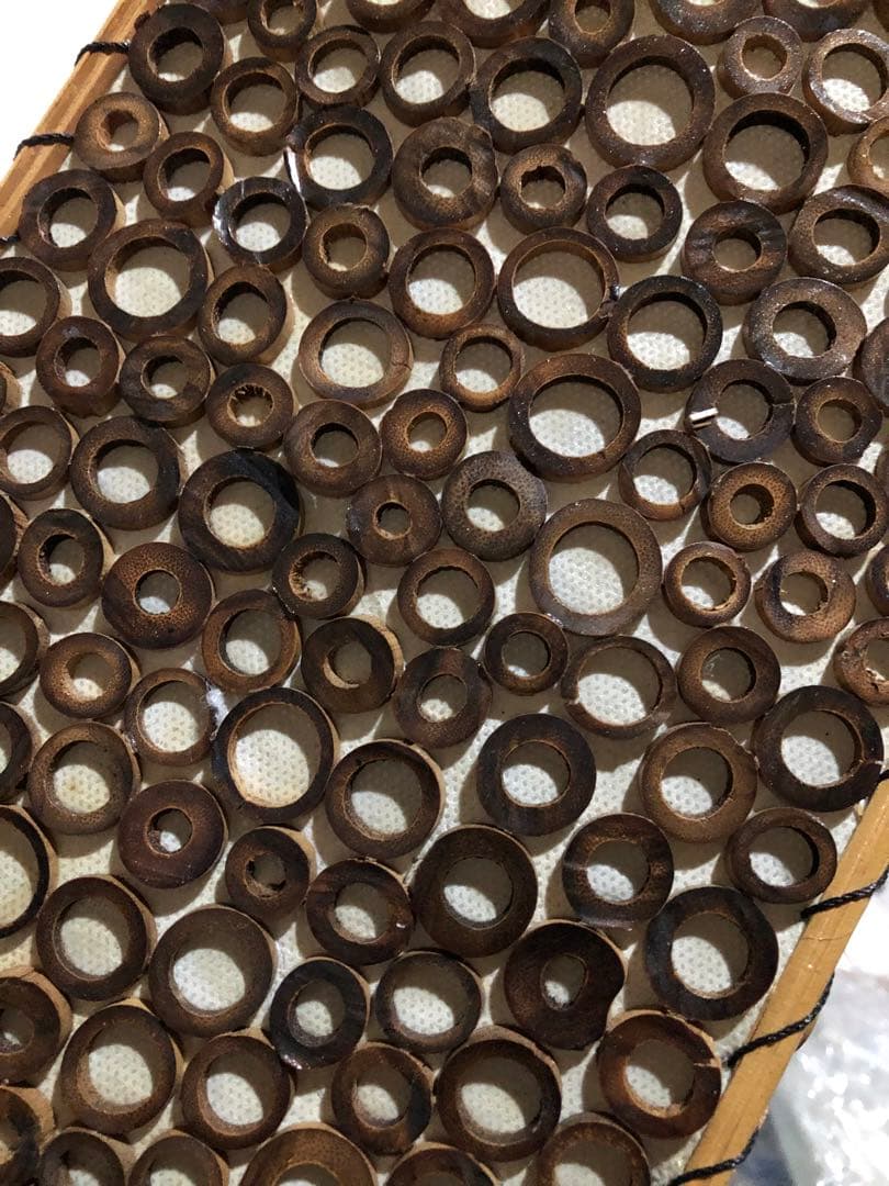 照明　竹細工　2灯式