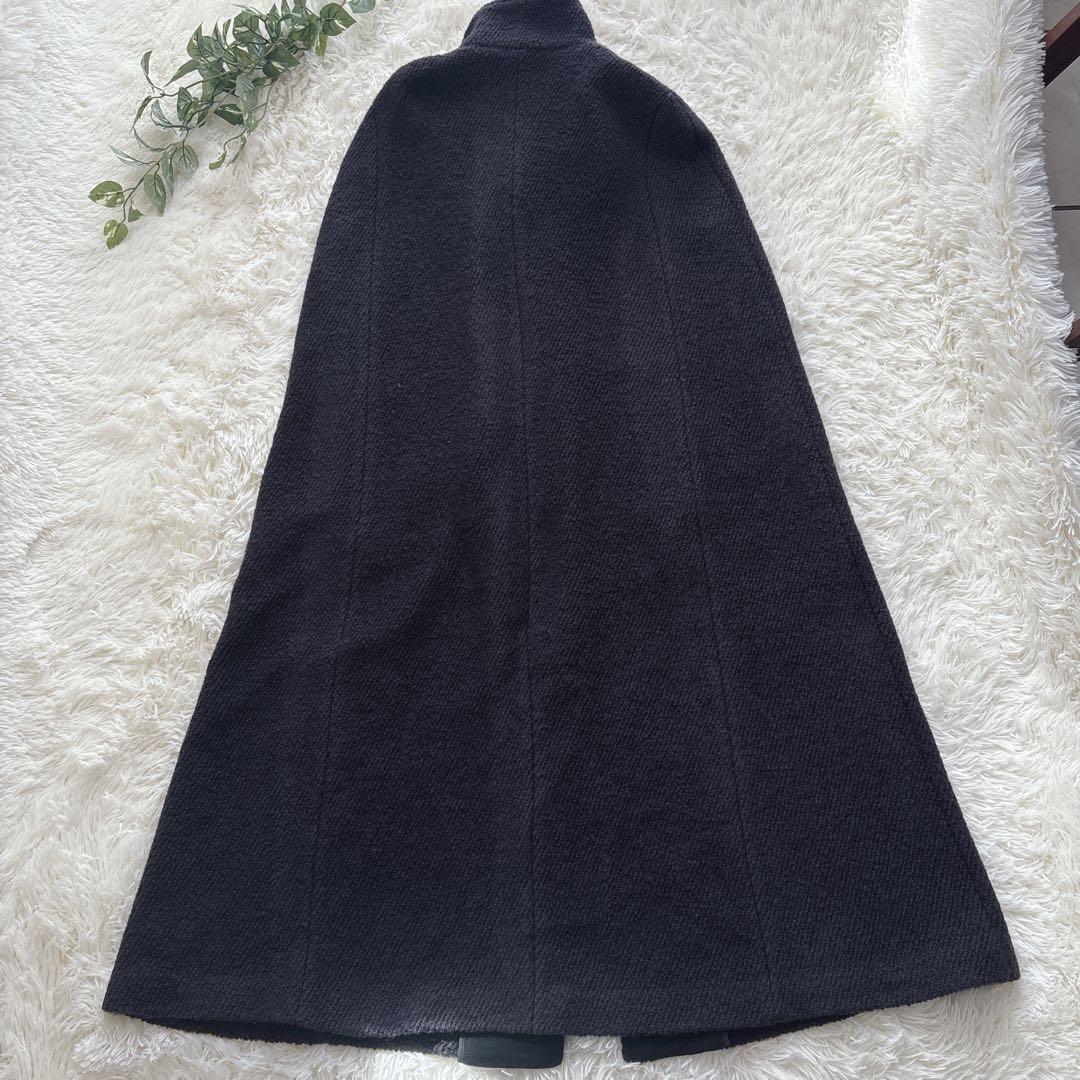 【希少】ZARA ロングケープ　マント　ポンチョ　コート　M-L