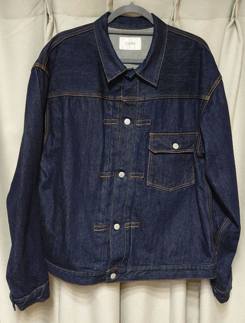 ciota デニムジャケット シングル 1st navy 46