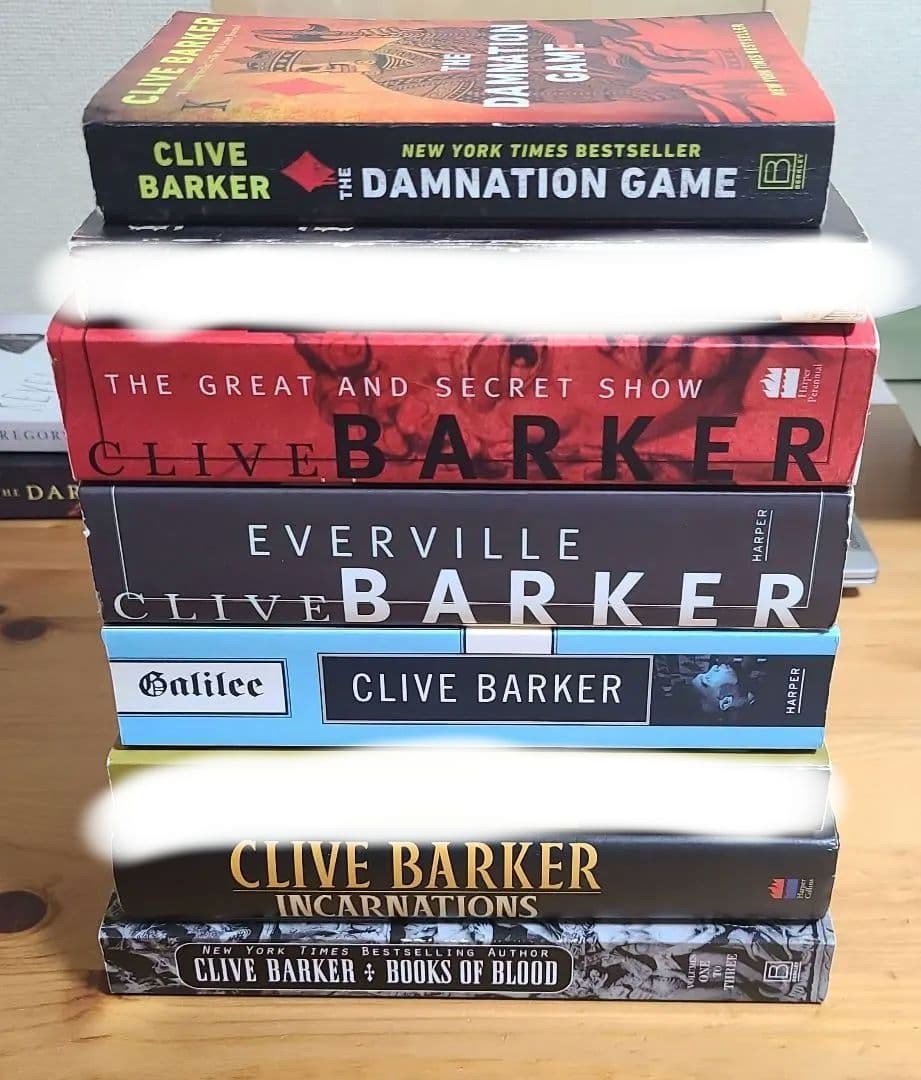 洋書 Clive Barker Set of 6
