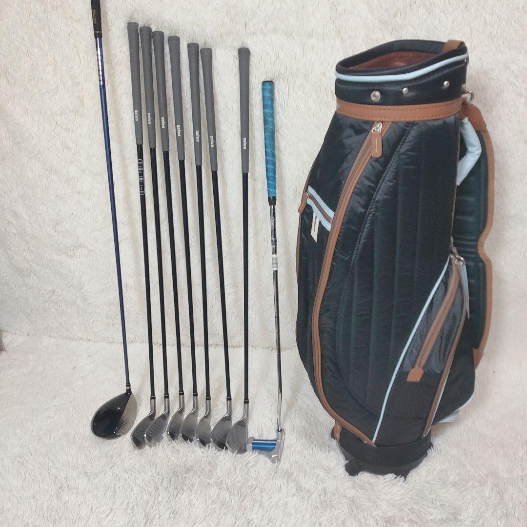 美品 SPALDING & Daiwa THEORY レディースゴルフ9本セット
