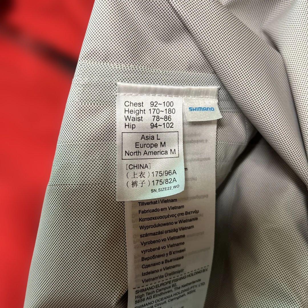 シマノ　レインウェア　Lサイズ　[新品未使用品] ウェア　RA-005V