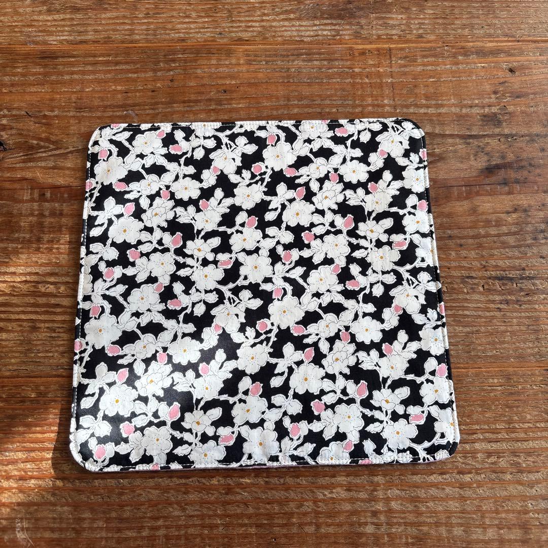 水玉の給食袋　ワッペン選べます！