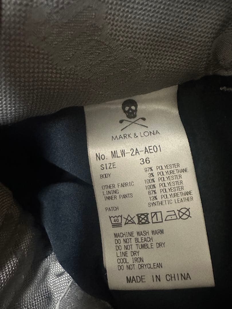 新品　マークアンドロナ　MARK＆LONA ゴルフ　スカート　36 Sサイズ