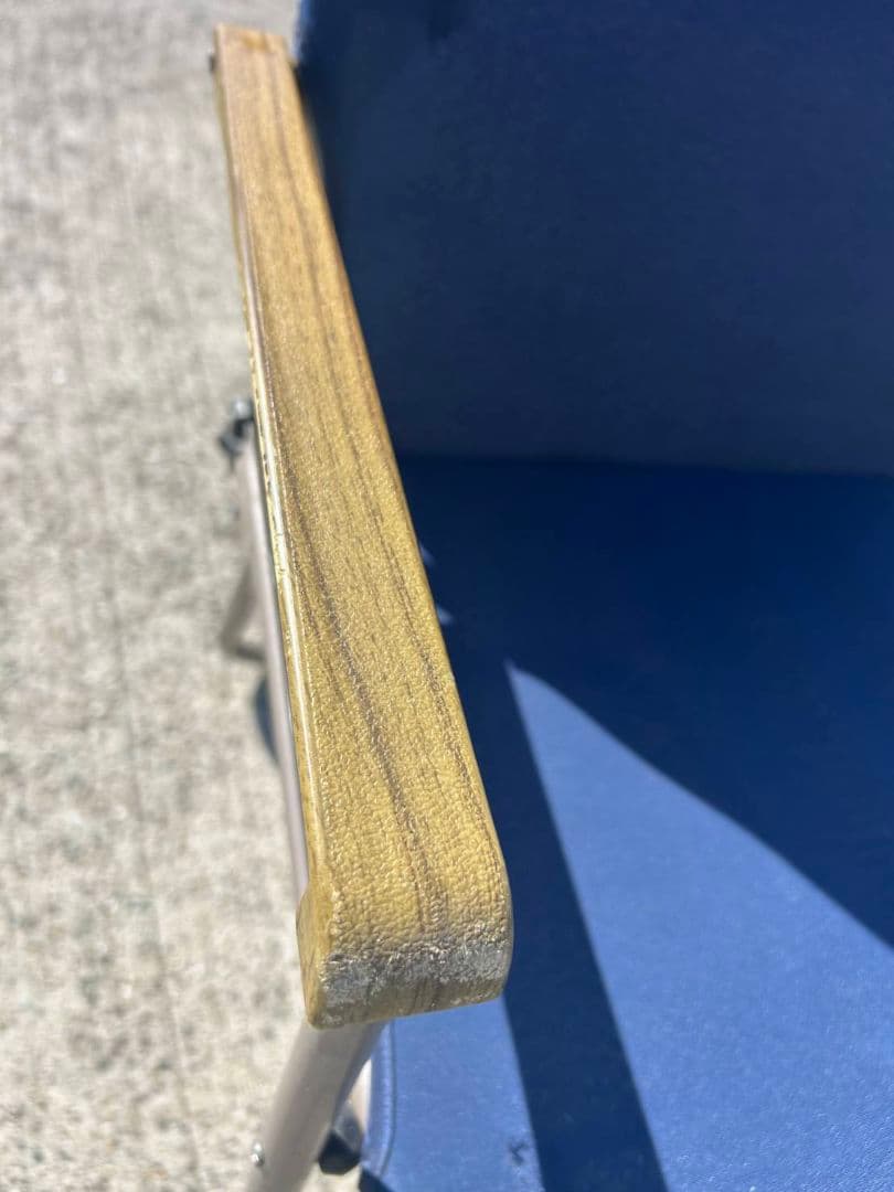 LOGOS アウトドアチェア ネイビー 2脚セット 昭和レトロ