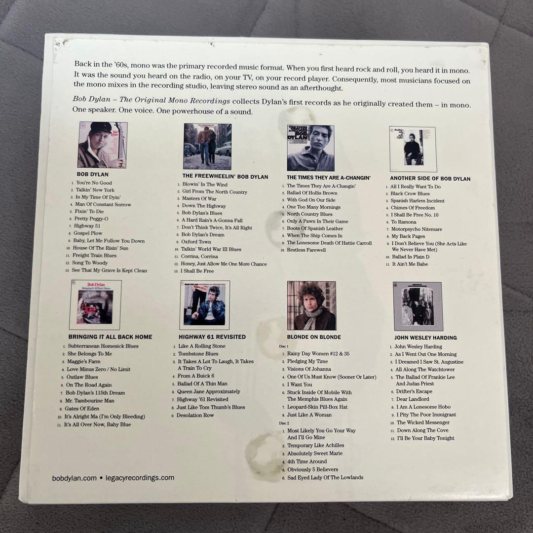 洋楽 Bob Dylan The Original Mono recordings