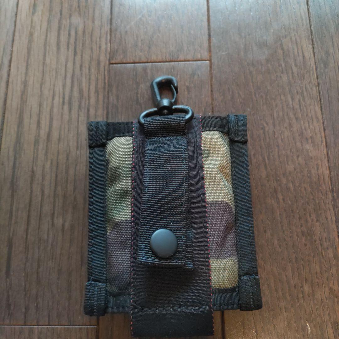 BRIEFING 迷彩 ダブルジッパーポーチ　ボール入れ付き