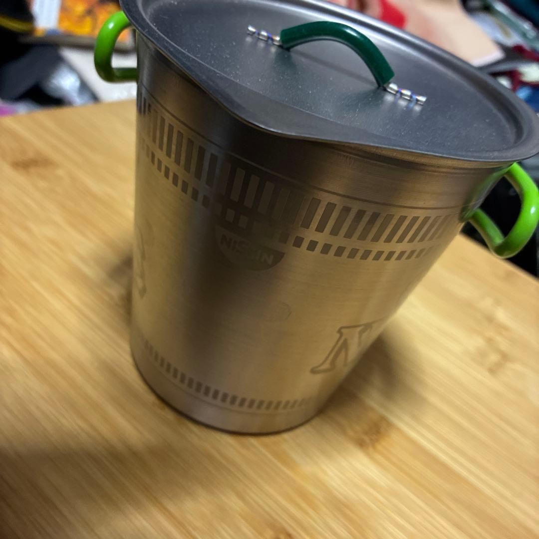 ヒ*ん様 カップヌードル 山の日 設定記念 チタンクッカー 限定 軽量 登山 袋